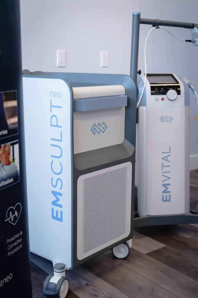 EMSCULPT NEO body contouring and muscle strengthening device at FTG Ortho