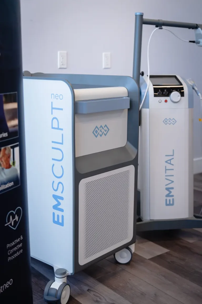 EMSCULPT NEO body contouring and muscle strengthening device at FTG Ortho