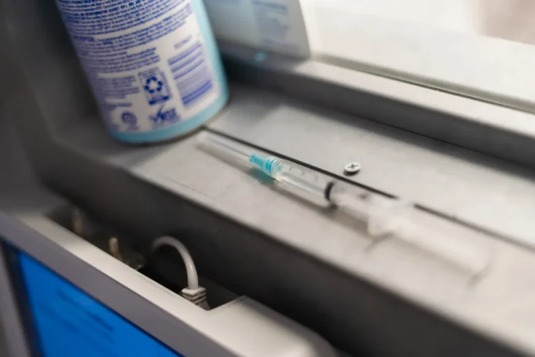 Syringe prepared for a regenerative medicine injection at FTG Ortho